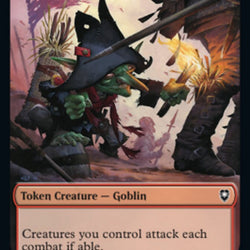 Pirate // Goblin Double-Sided Token [Commander Legends: Battle for Baldur's Gate Tokens]