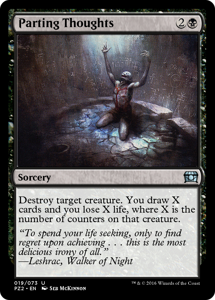 Parting Thoughts (PZ2-019) [Treasure Chest] Foil