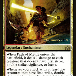 Path of Mettle // Metzali, Tower of Triumph [Rivals of Ixalan Prerelease Promos]