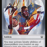 First Mate Ragavan // Teferi's Talent Emblem Double-Sided Token [March of the Machine Commander Tokens]