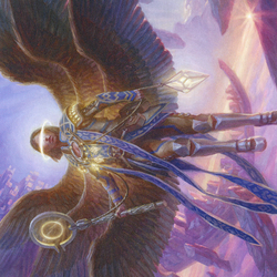 Angel of Destiny // Angel of Destiny (AZNR-037) (Borderless) [Zendikar Rising Art Series] Foil