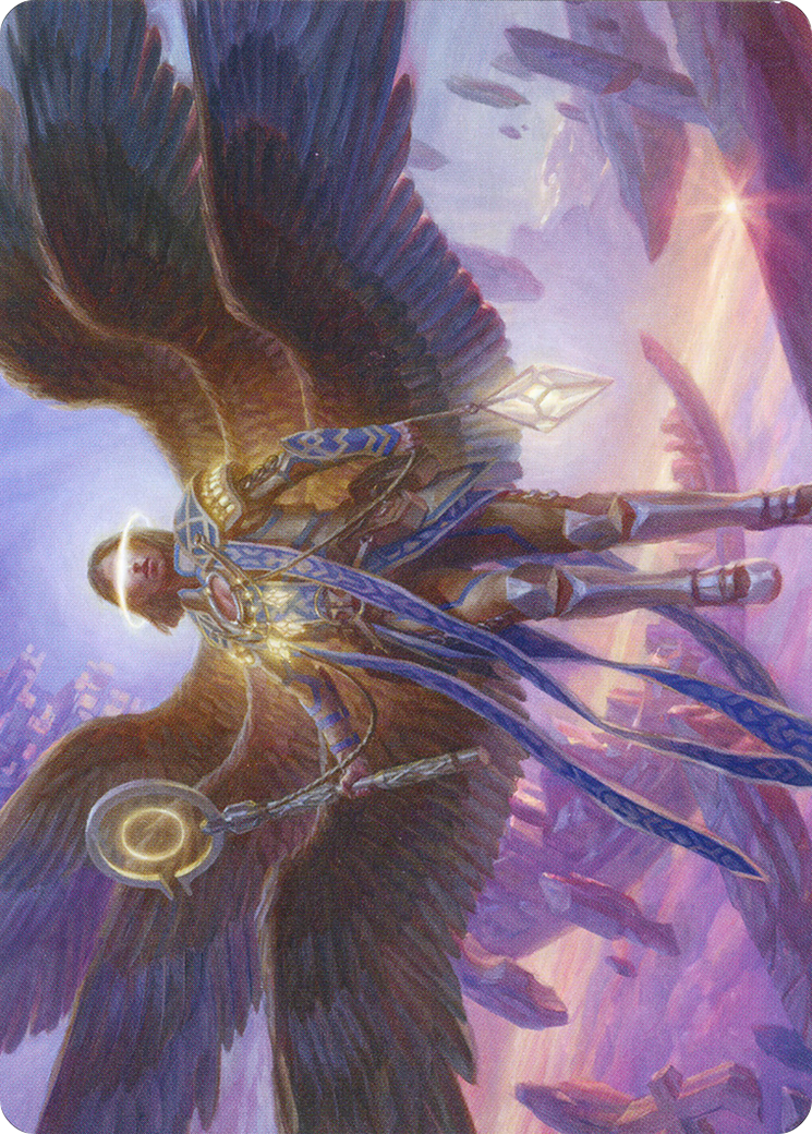 Angel of Destiny // Angel of Destiny (AZNR-037) (Borderless) [Zendikar Rising Art Series] Foil