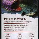 Purple Worm // Purple Worm (AAFR-003) (Borderless) [Adventures in the Forgotten Realms Art Series] Foil