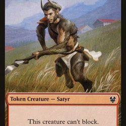 Elemental // Satyr Double-Sided Token [Challenger Decks 2020 Tokens]