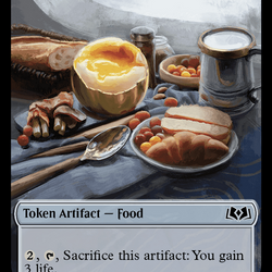 Mouse // Food (0012) Double-Sided Token [Wilds of Eldraine Tokens]