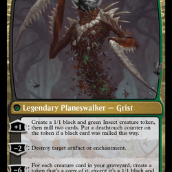 Grist, Voracious Larva // Grist, the Plague Swarm [Modern Horizons 3]