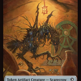 Snake // Scarecrow Double-Sided Token [Lorwyn Eclipsed Tokens]