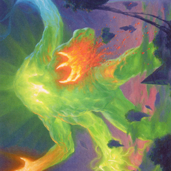 Omnath, Locus of Creation // Omnath, Locus of Creation (AZNR-078) (Borderless) [Zendikar Rising Art Series]