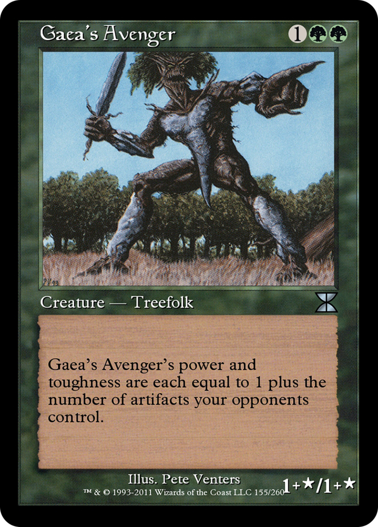 Gaea's Avenger (ME4-155) [Masters Edition IV] Foil