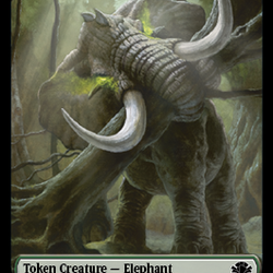 Elephant // Sheep Double-Sided Token [Dominaria Remastered Tokens]