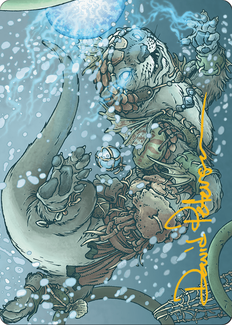 Kitsa, Otterball Elite // Kitsa, Otterball Elite (ABLB-042) (Borderless) [Bloomburrow Art Series] Foil