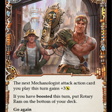 Rotary Ram (Red) [EVR082] (Everfest)  1st Edition Rainbow Foil