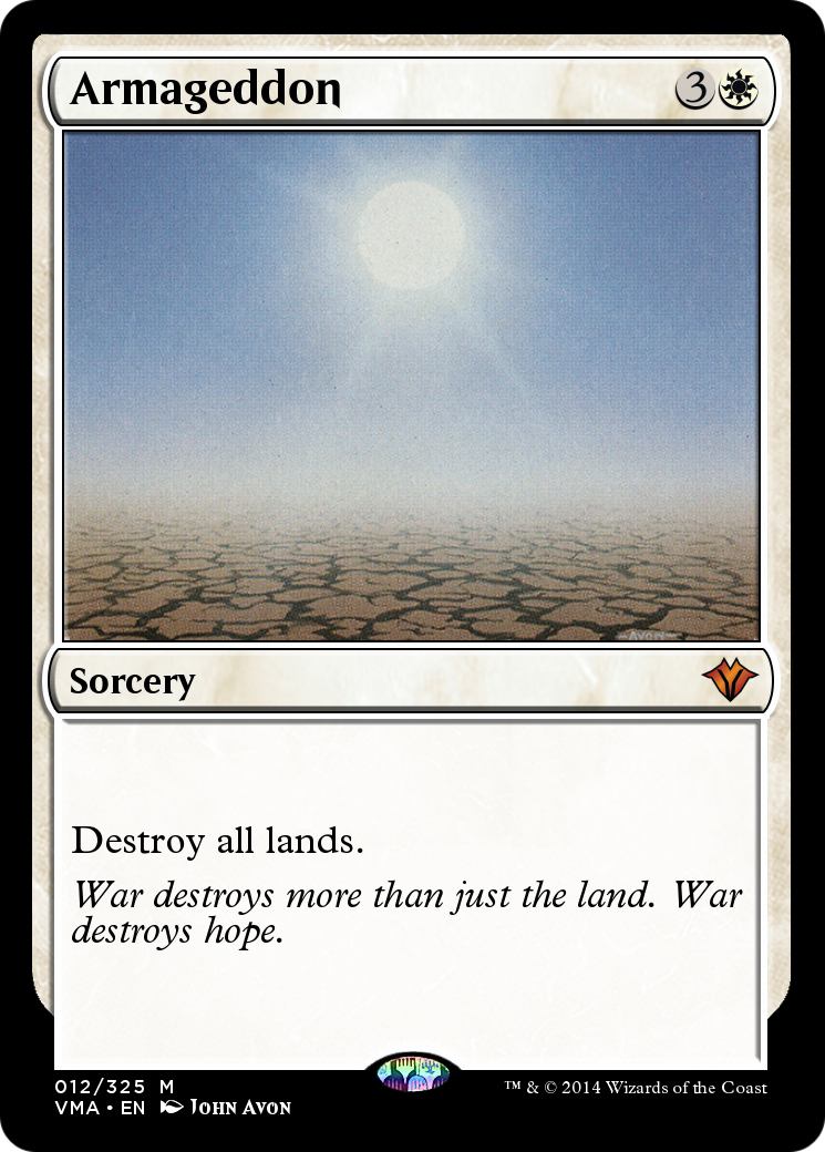 Armageddon (VMA-012) [Vintage Masters] Foil