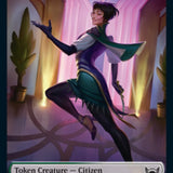 Cat // Citizen Double-Sided Token [Streets of New Capenna Tokens]