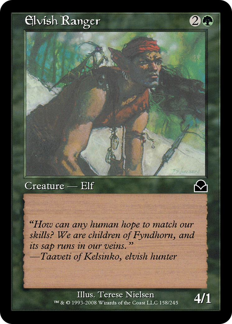 Elvish Ranger (ME2-158) [Masters Edition II] Foil