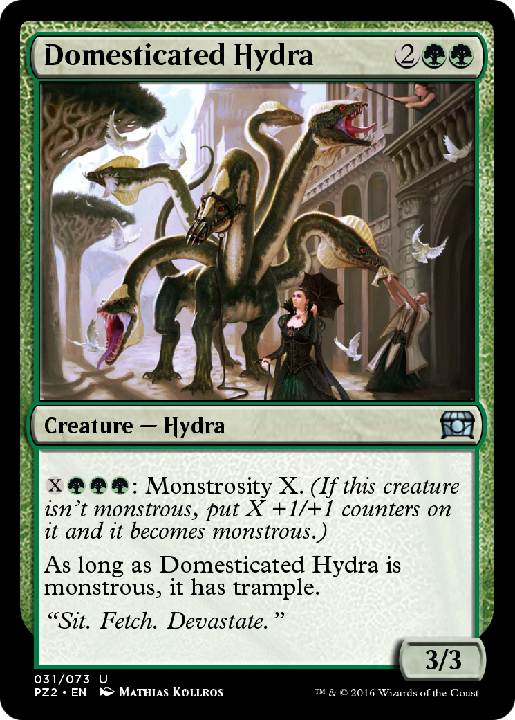 Domesticated Hydra (PZ2-031) [Treasure Chest] Foil