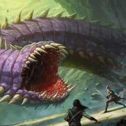 Purple Worm Art Card [Dungeons & Dragons: Adventures in the Forgotten Realms Art Series]