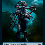 Human (001) // Zombie (005) Double-Sided Token [Innistrad: Crimson Vow Tokens]