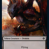 Demon // Demon Double-Sided Token [Starter Commander Decks]