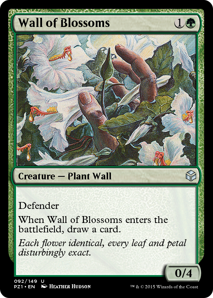 Wall of Blossoms (PZ1-092) [Legendary Cube Prize Pack]