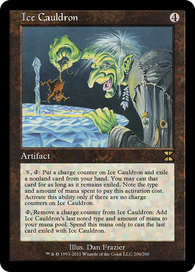 Ice Cauldron (ME4-206) [Masters Edition IV] Foil