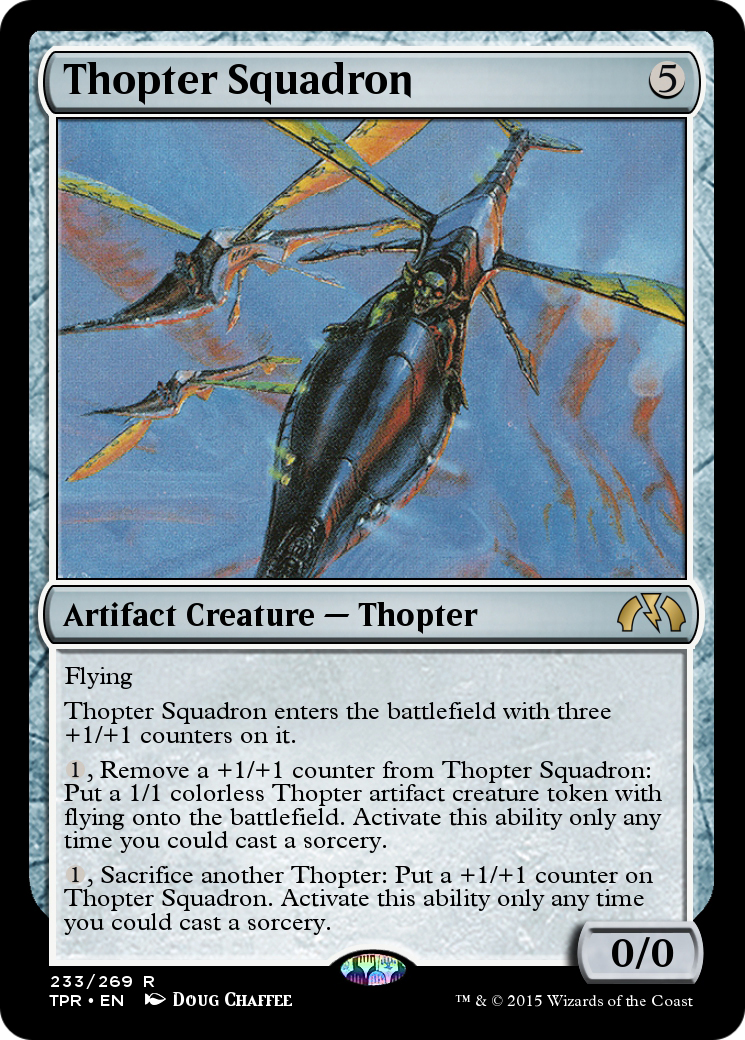 Thopter Squadron (TPR-233) [Tempest Remastered] Foil