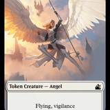 Saproling // Angel (0003) Double-Sided Token [Ravnica Remastered Tokens]