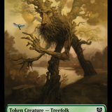 Beast // Treefolk Double Sided Token [The Lord of the Rings: Tales of Middle-Earth Commander Tokens]