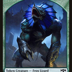Ooze // Frog Lizard Double-Sided Token [Ravnica Allegiance Guild Kit Tokens]