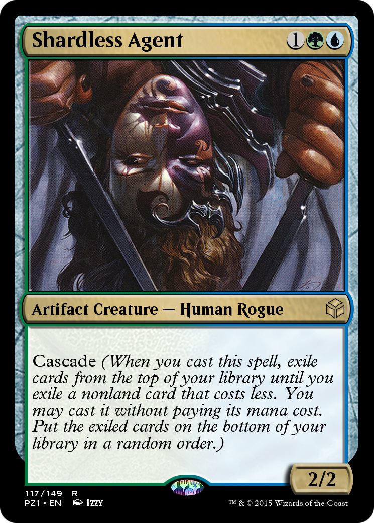 Shardless Agent (PZ1-117) [Legendary Cube Prize Pack] Foil