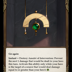 Amulet of Intervention [EVR180] (Everfest)  1st Edition Normal