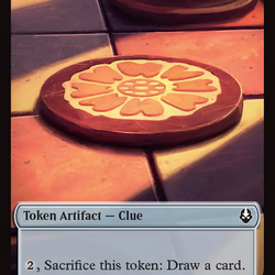 Monk // Clue (0017) Double-Sided Token [Avatar: The Last Airbender Tokens]