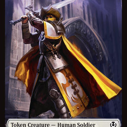 Human Soldier (0003) // Clue Double-Sided Token [Innistrad Remastered Tokens]