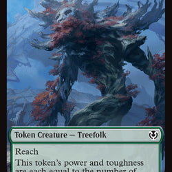 Treefolk // Emblem - Wrenn and Seven Double-Sided Token [Innistrad Remastered Tokens]