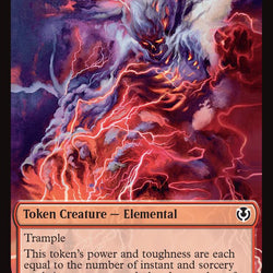 Elemental // Human (0014) Double-Sided Token [Innistrad Remastered Tokens]