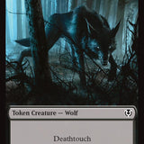 Wolf (0009) // Wolf (0018) Double-Sided Token [Innistrad Remastered Tokens]
