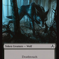 Wolf (0009) // Wolf (0018) Double-Sided Token [Innistrad Remastered Tokens]