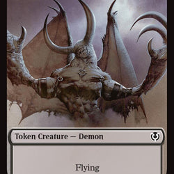 Demon // Human Cleric Double-Sided Token [Innistrad Remastered Tokens]
