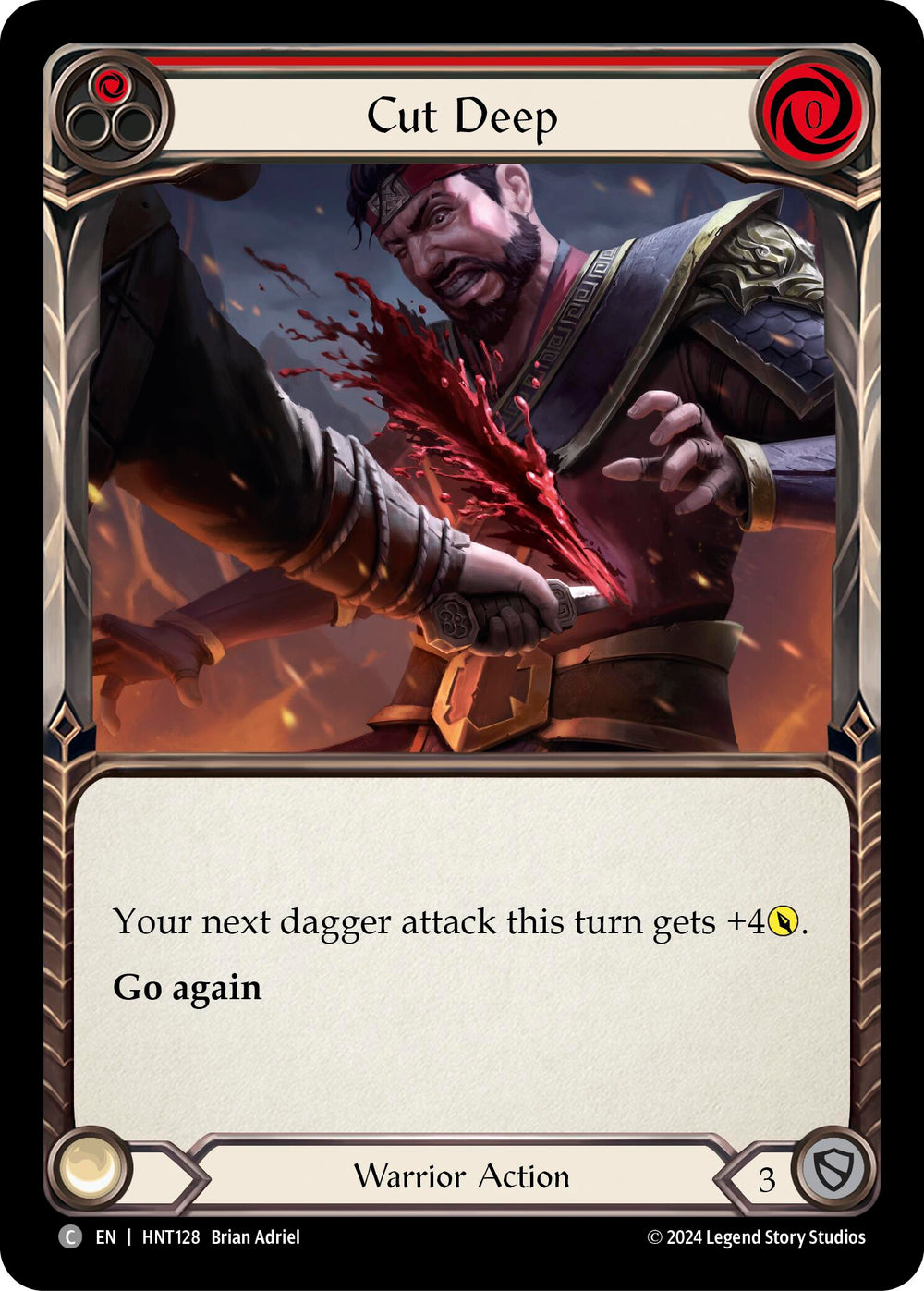 Cut Deep (Red) [HNT128] (The Hunted)  Rainbow Foil