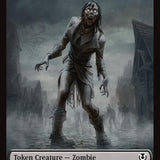 Zombie (0010) // Blood Double-Sided Token [Innistrad Remastered Tokens]