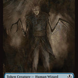 Human Wizard // Emblem - Jace, Unraveler of Secrets Double-Sided Token [Innistrad Remastered Tokens]