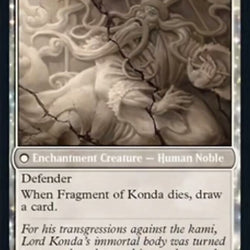The Fall of Lord Konda // Fragment of Konda [Kamigawa: Neon Dynasty]