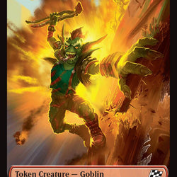 Goblin // Thopter (0010) Double-Sided Token [Aetherdrift Tokens]