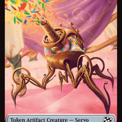 Servo // Thopter (0009) Double-Sided Token [Aetherdrift Tokens]