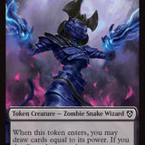 Champion of Wits // Zombie (0003) Double-Sided Token [Aetherdrift Tokens]