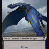 Timeless Dragon // Zombie (0007) Double-Sided Token [Aetherdrift Tokens]