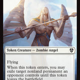 Angel of Sanctions // Zombie (0003) Double-Sided Token [Aetherdrift Tokens]