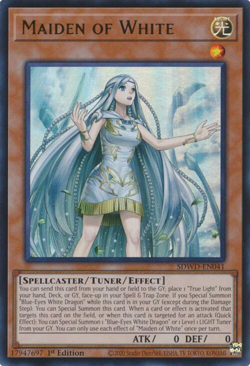 Maiden of White [SDWD-EN041] Ultra Rare