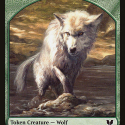 Wolf // Zombie Double-Sided Token [Commander 2015 Tokens]