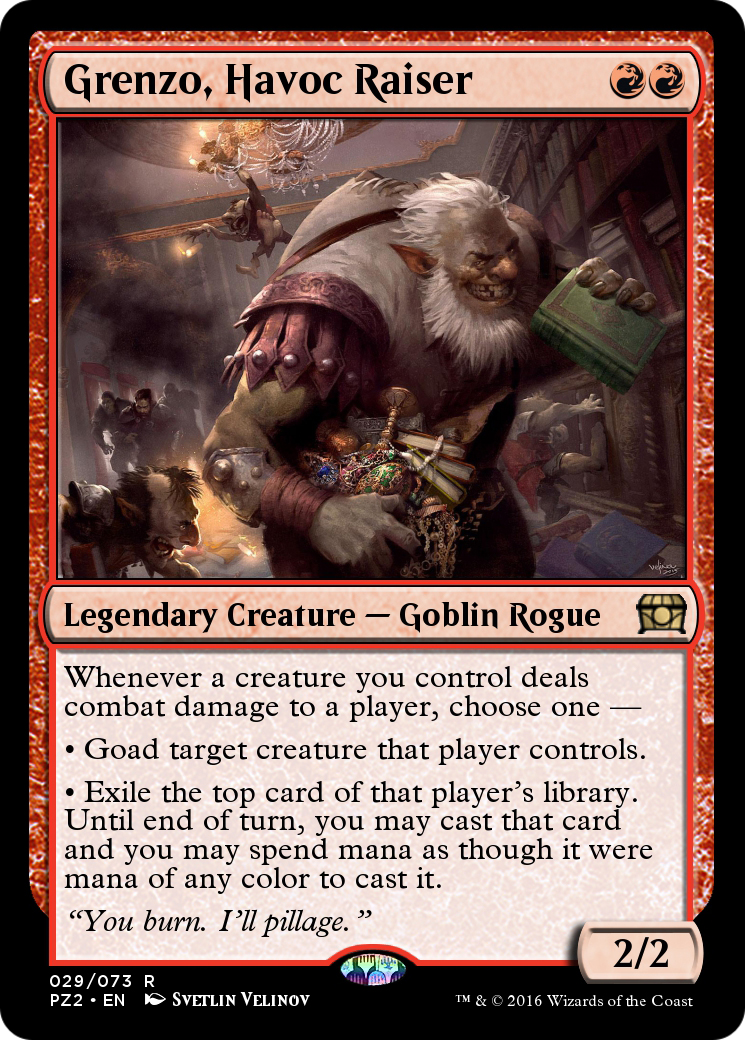 Grenzo, Havoc Raiser (PZ2-029) [Treasure Chest] Foil